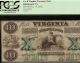Large 1862 $10 Dollar Bill Virginia Treasury Note Civil War Currency Money Pcgs Paper Money: US photo 1