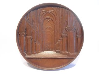 Rare Architecture Medal By Wiener - Notre Dame Cathedral In Paris photo