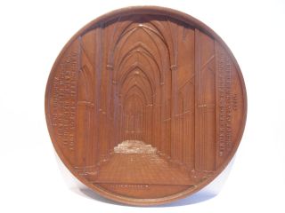 Rare Architecture Medal By Wiener - Cathedral At Bamberg - 1861 photo