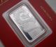 Solid Silver Bar 10 Gram 2012 Year Of Dragon Pamp Suisse Assay Card Bu Silver photo 1