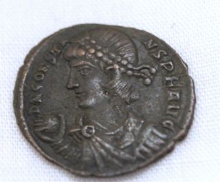 Constans I (a.  D.  337 - 350) Bronze Follis Of Ancient Rome Coin photo