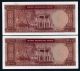 Rare Iran Banknote Pair 1000 Rials,  1965,  P - 83 M.  R.  Shah Pahlavi Aunc Middle East photo 1