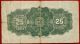 1923 Dominion Of Canada 25 Cents Fractional Note S/h Canada photo 1