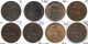 (1861 - 1922) Eight British Pennies Much Better Quality UK (Great Britain) photo 1