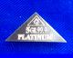 Acb 2 Pyramids X1 Palladium & X1 Platinum 5grain Bullion Minted Bar 99.  9 Pure Palladium photo 2