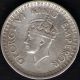 British India - 1943 - George Vi 1/2 Rupee Silver Coin Ex - Rare Coin British photo 1