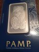 1 Oz Platinum Pamp Suisse Rhodium Bar.  999 Fine (in Assay) Platinum photo 3