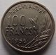 1956 - B France 100 Francs Au Reeded Edge Beaumont - Leroger Lady Liberty Europe photo 2