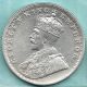 British India - 1916 - King George V Emperor - One Rupee - Rare Silver Coin British photo 1