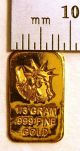 1/3 Gram Gold Bar Of 24k Pure.  999 Fine Gold Strategic Bullion A2b Gold photo 4