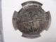 (1556 - 1622) Spain Silver 4 Reales.  Sao Jose Shipwreck Cob Coin.  Ngc Certified. Europe photo 5