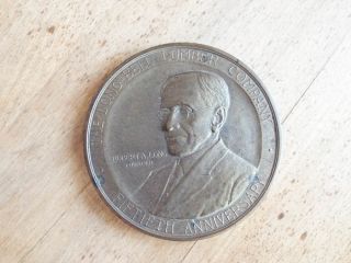 Vintage Bronze Medal The Long Bell Lumber Company Anniversary Medal Medallion photo
