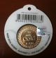 1 Nadir Gold One Gram.  916 22 Kt Round Bar Coin Ingot Igr Istanbul Assay Hanger Gold photo 1