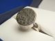 Hand Made Sterling Silver Ancient Coin Ring Size 8.  5 With Bronze Ancient Coin Coins: Ancient photo 10