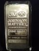10 Oz Silver Bar - Johnson Matthey Serial R5075 Bars & Rounds photo 2
