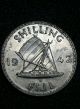 Fiji Shilling 1942 Silver Coin South Pacific photo 1