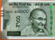 India Rs 500,  Sl No 3bh 400000 Note With Error Gandhije Double Shadow Asia photo 8