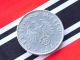 Rare German Coin 50 Reichspfennig 1944 B Alu Third Reich Swastika 3rd Nazi Wwii Germany photo 1