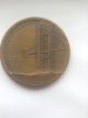 1931 George Washington Bridge Commemorative Bronze Medal Exonumia photo 4