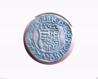 Holy Roman Empire - Ferdinand I Of Habsburg 1565 - Silver Coin photo