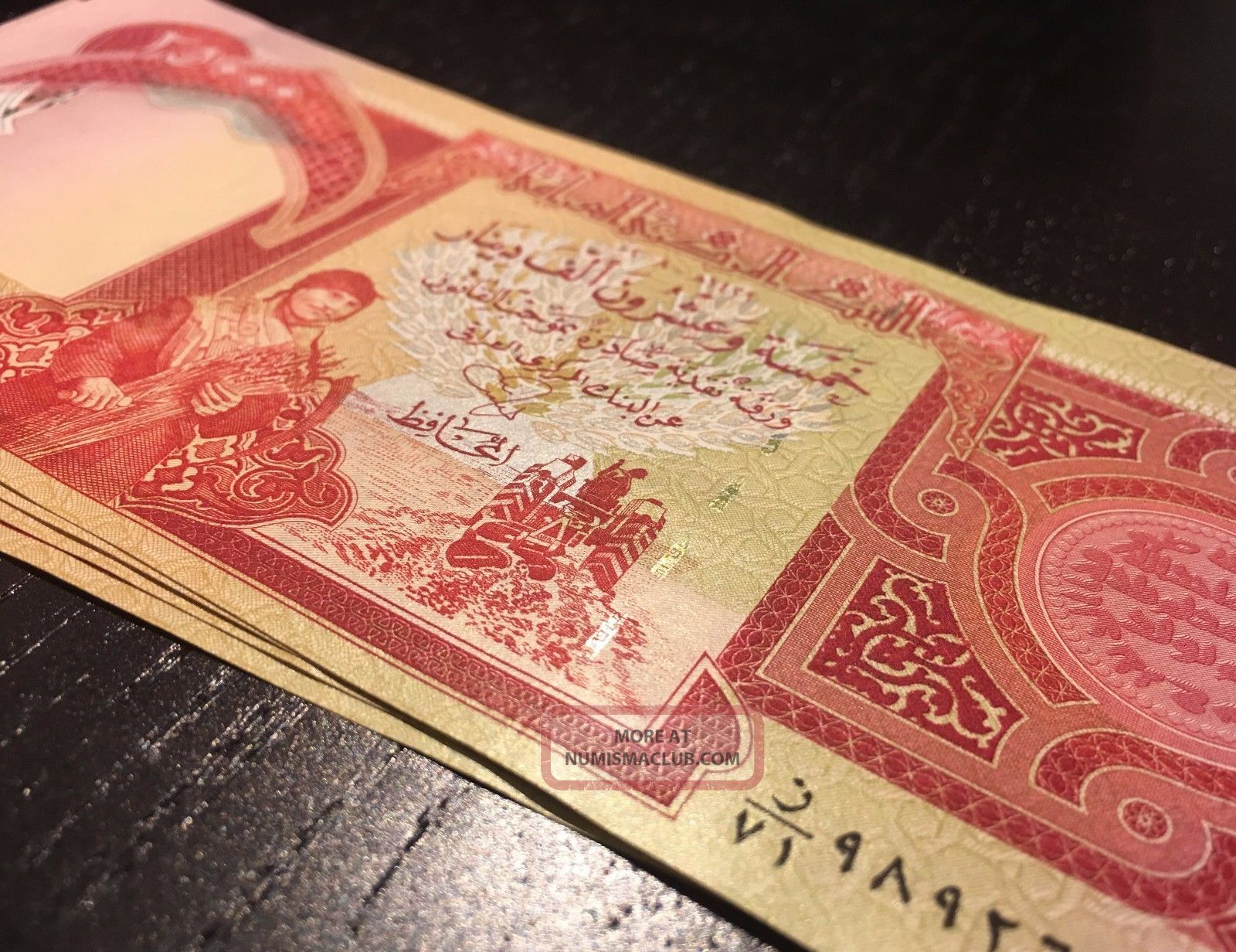 100000 Iraqi Dinars Uncirculated Crisp 4x25000 Iqd Iraq Currency 