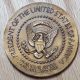 Official 1961 John F.  Kennedy Inaugural Bronze Medal And Certificate 2 Exonumia photo 1