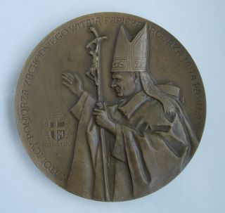 Pope John Paul Ii Catholic Polish Poland Medal Basilica Szczecin City photo