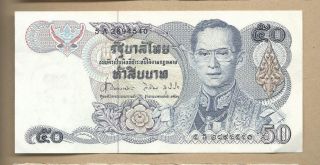Thailand 1985 - 96 50 Baht P 90b Circulated photo