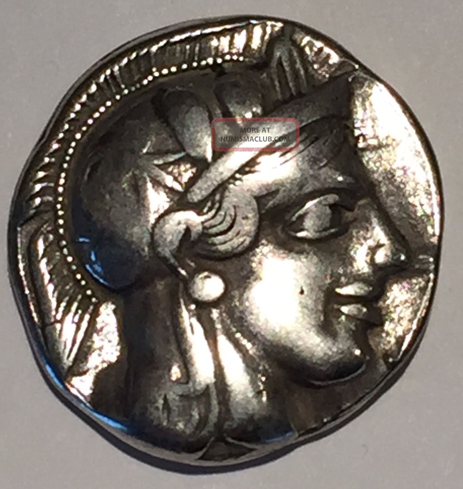Attica Athens Tetradrachm Around 300 Bc Ancient Silver Coin Owl & Athena