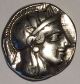 Attica Athens Tetradrachm Around 300 Bc Ancient Silver Coin Owl & Athena Coins: Ancient photo 4