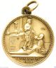 Saint Valerie & Saint Martial - Rare 1869 Antique Medal Pendant By Ludovic Penin Exonumia photo 1