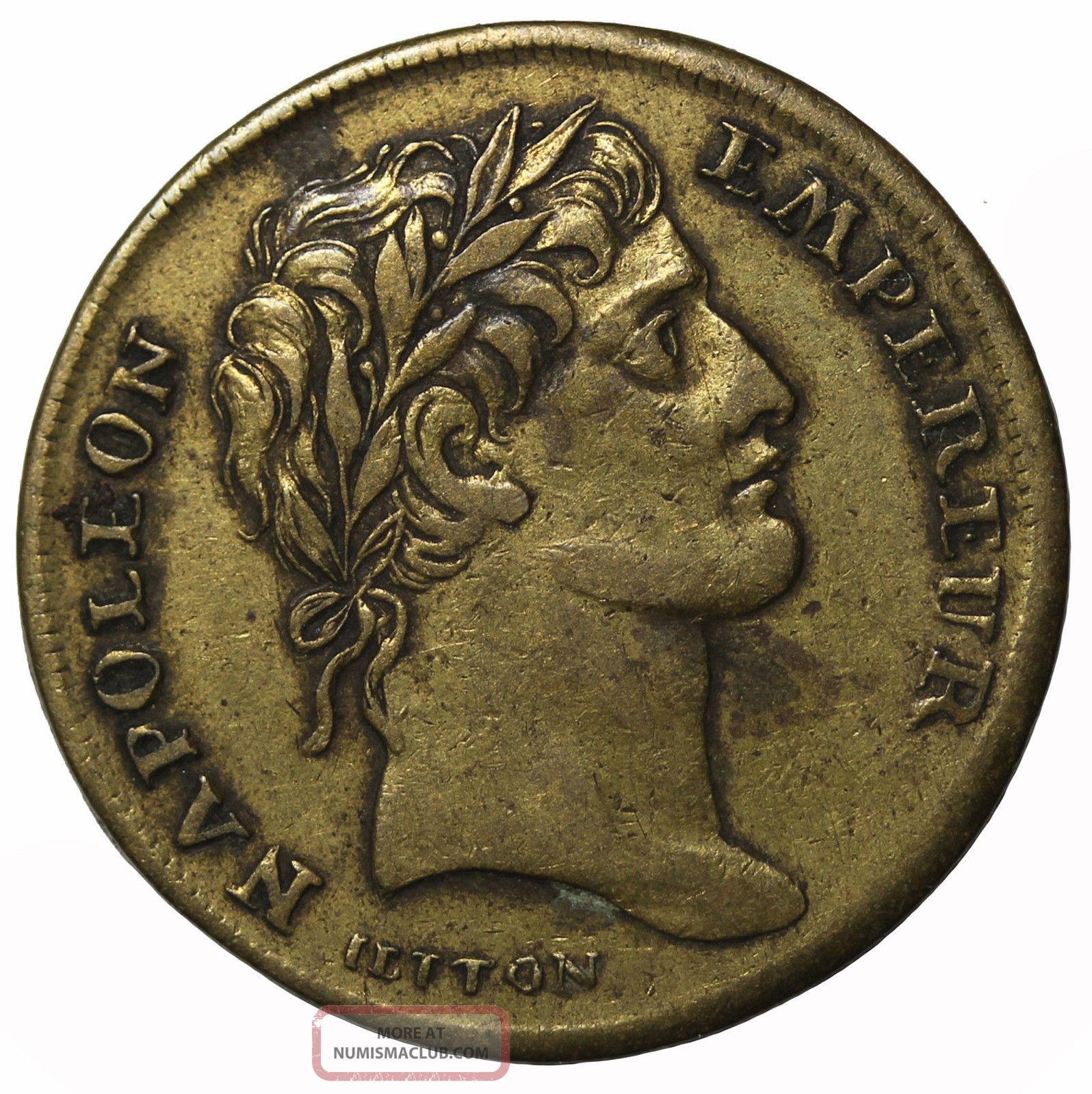 France Dated 1804 Napoleon I Bonaparte Jeton Token Medal By Lauer Exonumia photo