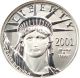 2001 Platinum Eagle $25 Ngc Ms69 - Statue Liberty 1/4 Oz Platinum photo 2