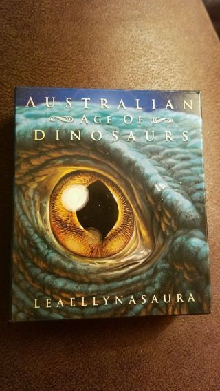 2015 Australian Age Of Dinosaurs 1 Oz Silver Proof Coin photo