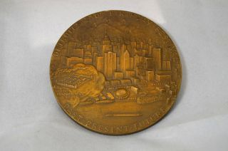 Medallic Art Co Detroit ' S 250th Birthday Festival Bronze Medal Fantastic Art photo