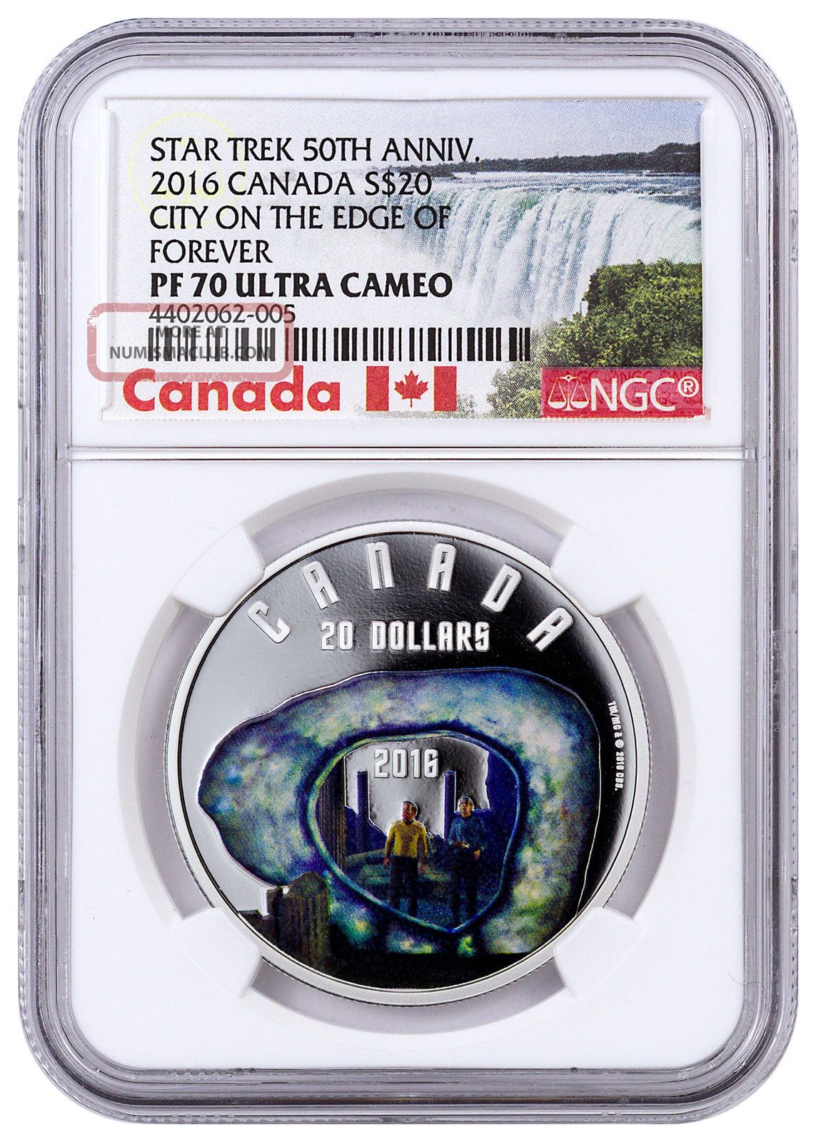 2016 Canada 1oz Proof Silver Star Trek City On Edge Of Forever Ngc Pf70 Sku43087 Coins: Canada photo