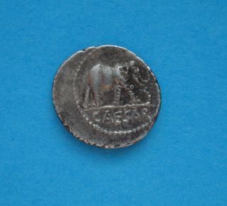 Caius Julius Caesar Denarius Ar (49 - 48 Bc) Rare photo