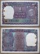 {released 1969} I.  G.  Patel { Mahatma Gandhi } Scarce 1 Rupee Serially 10 Unc Note Asia photo 1