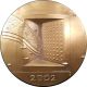 Huge 3 1/8 Inch 2002 Chinese National Bank Coin And Currency Bronze Medal Exonumia photo 1