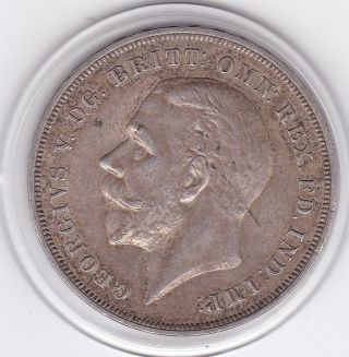 1935 King George V Large Crown / Five Shilling British Coin photo