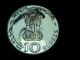 1971 India Republic Fao 10 Rupee - Proof Rare Mintage India photo 1