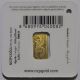 0.  10 Gram 24k 999.  9/1000 Pure Solid Gold Nzp Bullion Lbma & Serial Number Gold photo 1