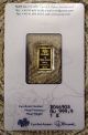 1 Gram Pamp Fortuna Swiss Suisse Solid Fine 999.  9 Gold Bullion Bar Gold photo 4