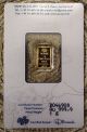 1 Gram Pamp Fortuna Swiss Suisse Solid Fine 999.  9 Gold Bullion Bar Gold photo 5