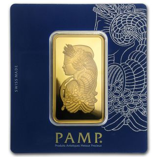 100 Gram Gold Bar - Pamp Suisse Fortuna Veriscan (in Assay) - Sku 88805 photo