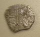 1618 San Martin Shipwreck Recovered Mexico,  Assayer F Silver 8 Reales Cob Coin Europe photo 2