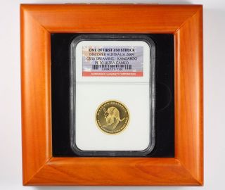 2009 Discover Australia $50 Gold Coin Dreaming Kangaroo Ngc Pf 70 photo
