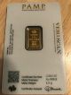 2.  5 Gram Gold Bar - Pamp Suisse Lady Fortuna Veriscan (b) Bars & Rounds photo 1