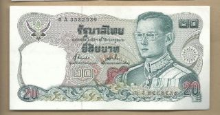 Thailand 1981 20 Baht P 88 Circulated photo