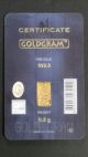 1/2 Istanbul Gold Bar Certified.  Usa Only Gold photo 1